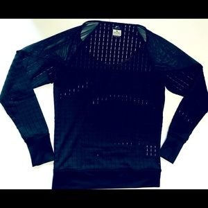 Nike Women Black Active T-Shirt XS